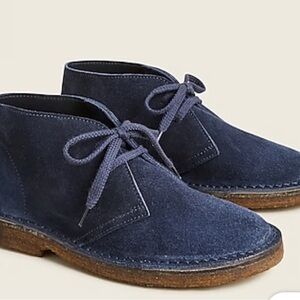 J. Crew Navy Suede Chukka Boots kids